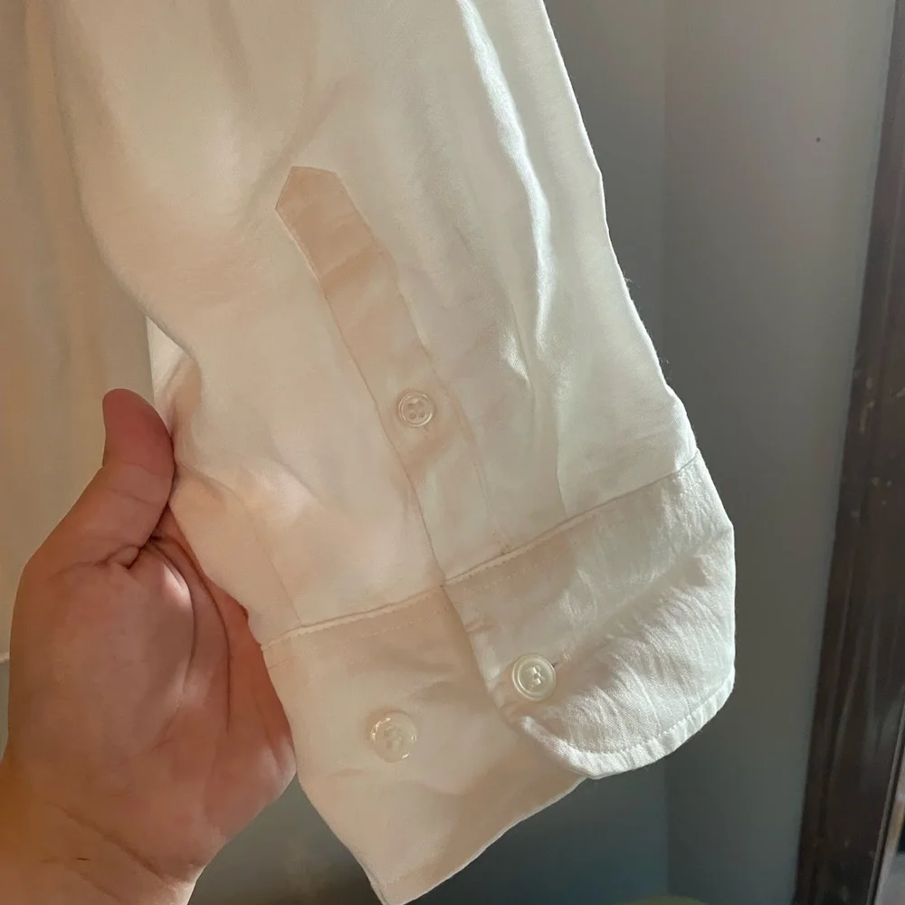 H&M Sheer White Blouse - Picture 4 of 6